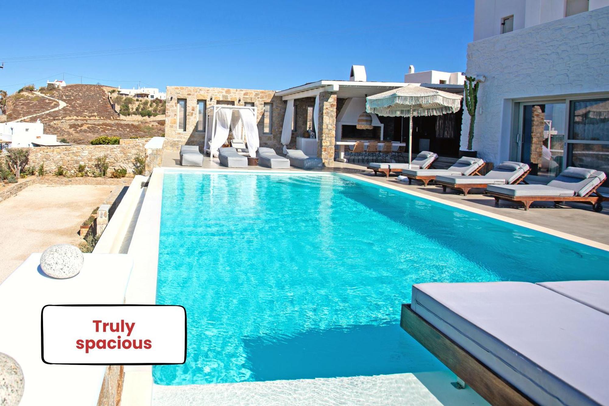Villa Panamera Mykonos, Private Heaven, Supreme View! Fanari  외부 사진