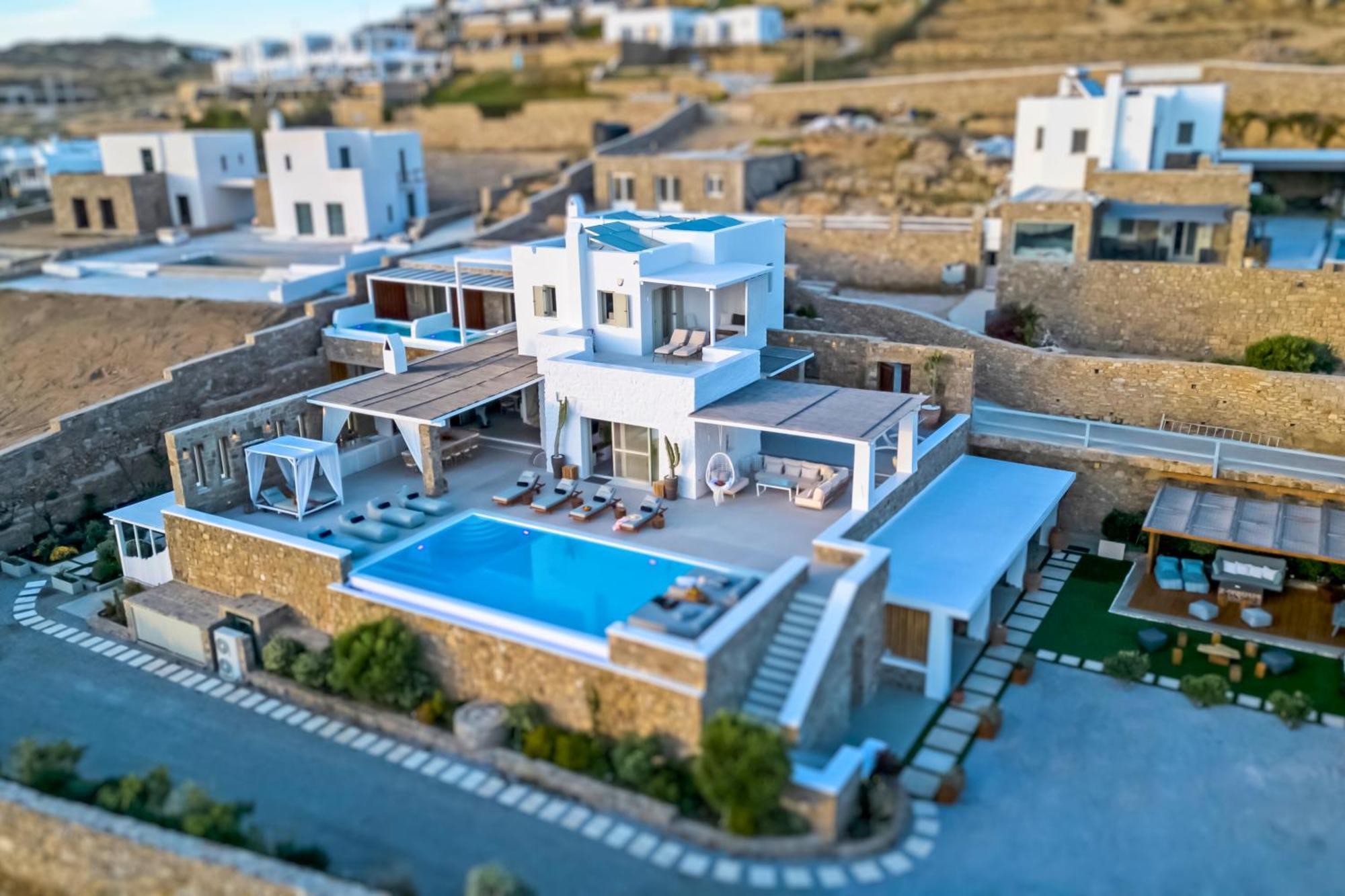 Villa Panamera Mykonos, Private Heaven, Supreme View! Fanari  외부 사진